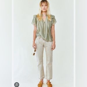 Hunter Bell Millie top XS khaki green